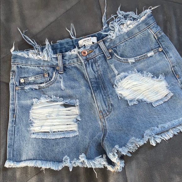 Forever 21 Pants - Forever 21 Distressed Denim Shorts 28